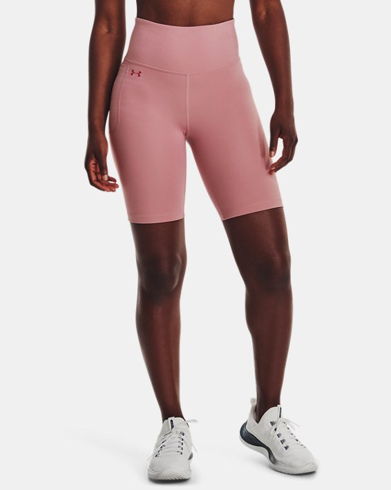 Women's UA Motion Bike Shorts in Pink image number 0